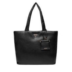 Torebka Guess. Czarne shopper bag Guess, bez dodatków. Za 489.99 zł.
