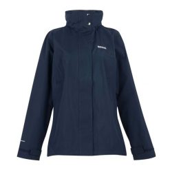 Kurtka przeciwdeszczowa trekkingowa damska Daysha. Niebieskie kurtki sportowe damskie Regatta, na wiosnę, bez wzorów, z materiału. Za 103.99 zł.