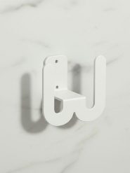 Smarto Metallico Uchwyt w kolorze białym na kapcie - 8 x 8 x 5 cm rozmiar: onesize. Białe kapcie damskie Smarto Metallico, z materiału. Za 39.99 zł.