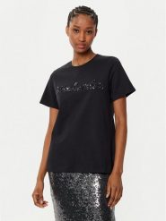 Weekend Max Mara T-Shirt Vello 2515971051 Czarny Regular Fit. Czarne t-shirty damskie Weekend Max Mara, s, bez wzorów, z bawełny, bez kołnierzyka. Za 289.99 zł.