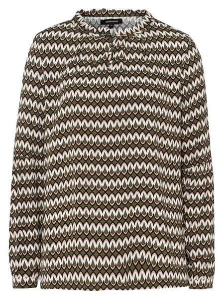 More & More Bluzka w kolorze khaki rozmiar: 34. Brązowe bluzki damskie More & More, bez wzorów, z wiskozy, bez kołnierzyka, bez ramiączek. Za 48.39 zł.