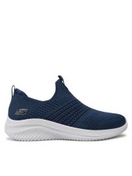 Skechers Sneakersy Ultra Flex 3.0-Classy Charm 149855/NVY Granatowy. Niebieskie obuwie sportowe damskie Skechers, z materiału, bez zapięcia. Za 299.99 zł.