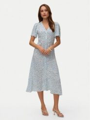 Vero Moda Sukienka codzienna Alba 10330301 Biały Regular Fit. Białe sukienki damskie Vero Moda, bez wzorów, z wiskozy, bez ramiączek. Za 179.99 zł.