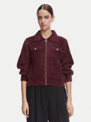 Morgan Kardigan 232-MDOMI Bordowy Regular Fit. Czerwone kardigany damskie Morgan, s, bez wzorów, z syntetyku. Za 299.99 zł.
