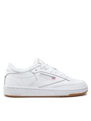 Reebok Sneakersy Club C 85 BS7686 Biały. Białe obuwie sportowe damskie Reebok, ze skóry, bez zapięcia. Za 219.99 zł.