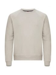 Clique Miami PRO bluza z okrągłym dekoltem z French terry z recyklingiem – Stone. Brązowe bluzy damskie CLIQUE, xl, bez wzorów, z bawełny, bez kaptura. Za 183.24 zł.