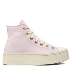 Trampki Converse. Czerwone trampki damskie Converse, bez wzorów, bez zapięcia. Za 289.99 zł.