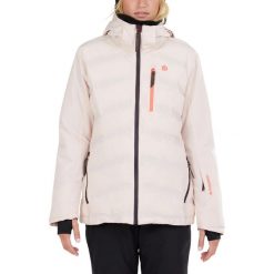 Damska kurtka narciarska Fundango Pumila Padded. Czerwone kurtki sportowe damskie FUNDANGO, na zimę, l, bez wzorów, bez kaptura. Za 589.90 zł.