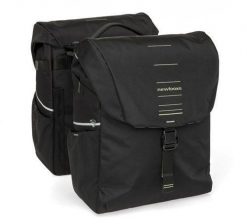 Torba rowerowa New Looxs Vigo podwójna 40 l czarno-zielona, adapter MIK 2.0. Czarne torby sportowe NEW LOOXS, z aplikacjami, z materiału. Za 600.35 zł.