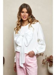 Joséfine Bluza "Ritz" w kolorze białym rozmiar: S. Białe bluzy damskie Joséfine, s, bez wzorów, bez kaptura. Za 118.56 zł.