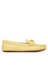 LAUREN RALPH LAUREN Mokasyny 802852847028 Żółty. Żółte mokasyny damskie Lauren Ralph Lauren, ze skóry, bez obcasa. Za 649.99 zł.