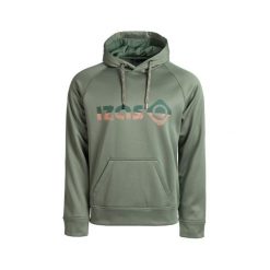 Bluza z kapturem unisex DUERO V2 z logo i kieszenią z przodu. Brązowe bluzy damskie Izas, na zimę, l, bez wzorów, z kapturem. Za 226.04 zł.