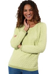 WITT WEIDEN Bluza w kolorze limonkowym rozmiar: 46. Zielone bluzy damskie WITT WEIDEN, bez wzorów, bez kaptura. Za 78.95 zł.