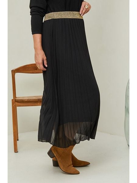 Curvy Lady Spódnica w kolorze czarnym rozmiar: 44/46. Czarne spódnice damskie Curvy Lady, bez wzorów, klasyczne, maxi. Za 77.95 zł.