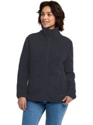 Jack Wolfskin Kurtka polarowa "High Curl" w kolorze granatowym rozmiar: XS. Niebieskie kurtki damskie Jack Wolfskin, xs, bez wzorów, z materiału, bez kaptura. Za 343.73 zł.