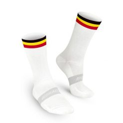 Skarpetki Bioracer Official Belgian Cycling Classic. Białe skarpetki damskie BIORACER, bez wzorów, z materiału. Za 120.00 zł.