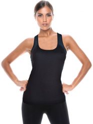 Controlbody Top sportowy w kolorze czarnym rozmiar: S/M. Czarne koszulki sportowe damskie Controlbody, m, bez wzorów, z materiału, bez ramiączek, outdoorowe. Za 70.24 zł.