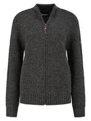 TRAVELIN' Kardigan "Kemi" w kolorze antracytowym rozmiar: XXL. Czarne kardigany damskie Travelin', xxl, bez wzorów, z wełny. Za 295.99 zł.