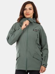 Kilpi Płaszcz funkcyjny "Ayra" w kolorze khaki rozmiar: 46. Brązowe płaszcze damskie Kilpi, m, bez wzorów, bez kaptura. Za 393.45 zł.