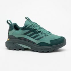 Buty turystyczne damskie Merrell Speed Remix GTX wodoodporne. Brązowe obuwie trekkingowe damskie Merrell, z gore-texu, bez zapięcia. W wyprzedaży za 549.99 zł.
