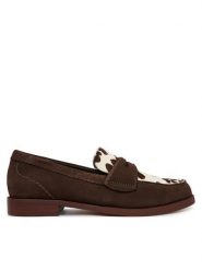 Clarks Lordsy Straven Edge 26186597 Brązowy. Brązowe półbuty damskie Clarks, bez wzorów, ze skóry, bez obcasa, bez zapięcia. Za 559.99 zł.