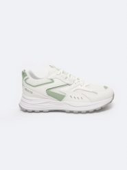 Sneakersy damskie ze skóry ekologicznej białe NN274A095 101. Białe obuwie sportowe damskie Big Star, ze skóry ekologicznej, bez zapięcia. Za 179.99 zł.