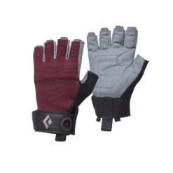 Damskie rękawiczki wspinaczkowe Black Diamond CRAG HALF-FINGER. Czerwone rękawiczki damskie Black Diamond, bez wzorów. Za 148.50 zł.