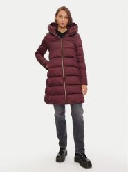 Save The Duck Płaszcz zimowy D40279W IRIS19 Bordowy Regular Fit. Czerwone płaszcze damskie Save the duck, na zimę, bez wzorów, z syntetyku, bez kaptura. Za 869.99 zł.