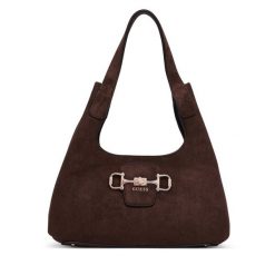 Torebka Guess. Brązowe torebki klasyczne damskie Guess, bez dodatków. Za 584.99 zł.