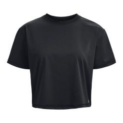 Koszulka fitness damska Under Armour Meridian. Czarne bluzki damskie Under Armour, xl, bez wzorów, bez kołnierzyka, bez ramiączek. Za 129.99 zł.