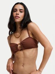 Roxy Góra od bikini Roxy Sunshine ERJX305637 Brązowy. Brązowe bikini Roxy, bez wzorów, z syntetyku. Za 189.99 zł.