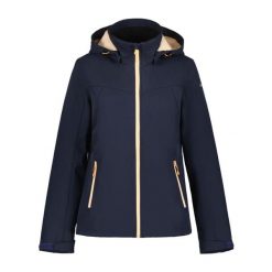Kurtka turystyczna softshell polarowa damska Icepeak Brenham. Niebieskie kurtki damskie Icepeak, m, bez wzorów, z materiału, bez kaptura. Za 330.50 zł.