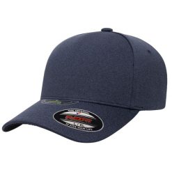 Melanżowa Czapka Z Daszkiem Unipanel. Niebieskie czapki z daszkiem damskie FLEXFIT, bez wzorów. Za 104.99 zł.
