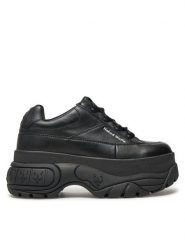 Naked Wolfe Sneakersy Sporty Czarny. Czarne obuwie sportowe damskie Naked Wolfe, ze skóry, bez zapięcia. Za 529.99 zł.