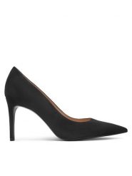 Stuart Weitzman Szpilki Stuart Power 85 SJ948 Czarny. Czarne szpilki damskie Stuart Weitzman, bez wzorów, ze skóry, bez obcasa, na szpilce, bez zapięcia. Za 1,581.99 zł.