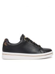 Guess Sneakersy FLPSTA ELE12 Czarny. Czarne obuwie sportowe damskie Guess, ze skóry, bez zapięcia. Za 329.99 zł.