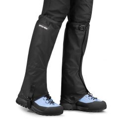 Stuptuty wodoodporne ochraniacze na buty Spokey Tracky. Czarne obuwie trekkingowe damskie Spokey, z materiału, bez zapięcia. Za 59.99 zł.