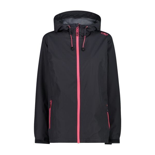 Kurtka przeciwdeszczowa damska z kapturem CMP. Brązowe kurtki damskie CMP, bez wzorów, z kapturem. Za 281.99 zł.