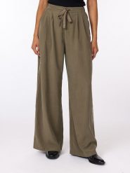 Scotch & Soda Spodnie w kolorze brązowym rozmiar: W29. Brązowe spodnie materiałowe damskie Scotch & Soda, z aplikacjami, z materiału. Za 140.53 zł.