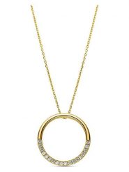 Luxenter Naszyjnik z zawieszką rozmiar: onesize. Żółte naszyjniki damskie Luxenter, z cyrkonią, srebrne. Za 217.99 zł.