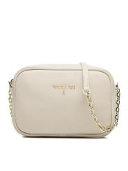 Patrizia Pepe Torebka CB0071/L001-W338 Écru. Listonoszki damskie Patrizia Pepe, bez wzorów, ze skóry, bez dodatków. Za 479.99 zł.