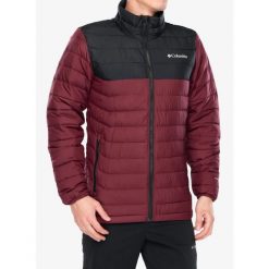 Kurtka ocieplana Columbia Powder Lite II Jacket. Czerwone kurtki damskie Ziener, bez wzorów, bez kaptura. Za 343.29 zł.