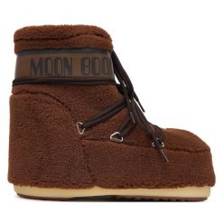 Śniegowce Moon Boot. Brązowe śniegowce damskie Moon Boot. Za 1,319.00 zł.