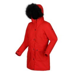 Parka dla kobiet Regatta Voltera Waterproof. Czerwone parki damskie Regatta, na zimę, m, z syntetyku, bez kaptura. Za 333.25 zł.