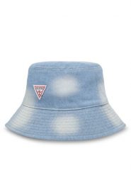 Guess Kapelusz AW5289 COT01 Niebieski. Niebieskie kapelusze damskie Guess, z aplikacjami, z bawełny. Za 119.99 zł.