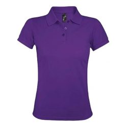 Damska Koszulka Polo Prime. Fioletowe koszulki sportowe damskie SOL'S, s, bez wzorów, bez ramiączek. Za 79.99 zł.