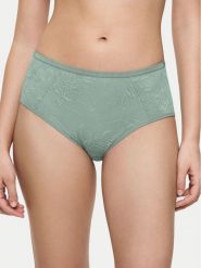 Triumph Figi klasyczne z wysokim stanem Amourette Charm 10216997 Zielony. Zielone figi Triumph, bez wzorów, z syntetyku. Za 99.99 zł.