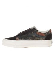 Vans Skórzane sneakersy w kolorze czarno-brązowym rozmiar: 37. Brązowe obuwie sportowe damskie Vans, bez zapięcia. Za 193.24 zł.
