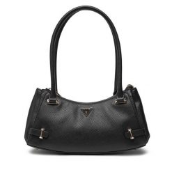 Torebka Guess. Czarne torebki klasyczne damskie Guess, bez dodatków. Za 349.99 zł.