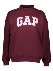 GAP Bluza w kolorze bordowym rozmiar: XXS/XS. Czerwone bluzy damskie GAP, xs, bez wzorów, bez kaptura. Za 244.95 zł.